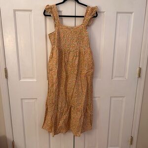 Universal Thread Yellow with Flowers